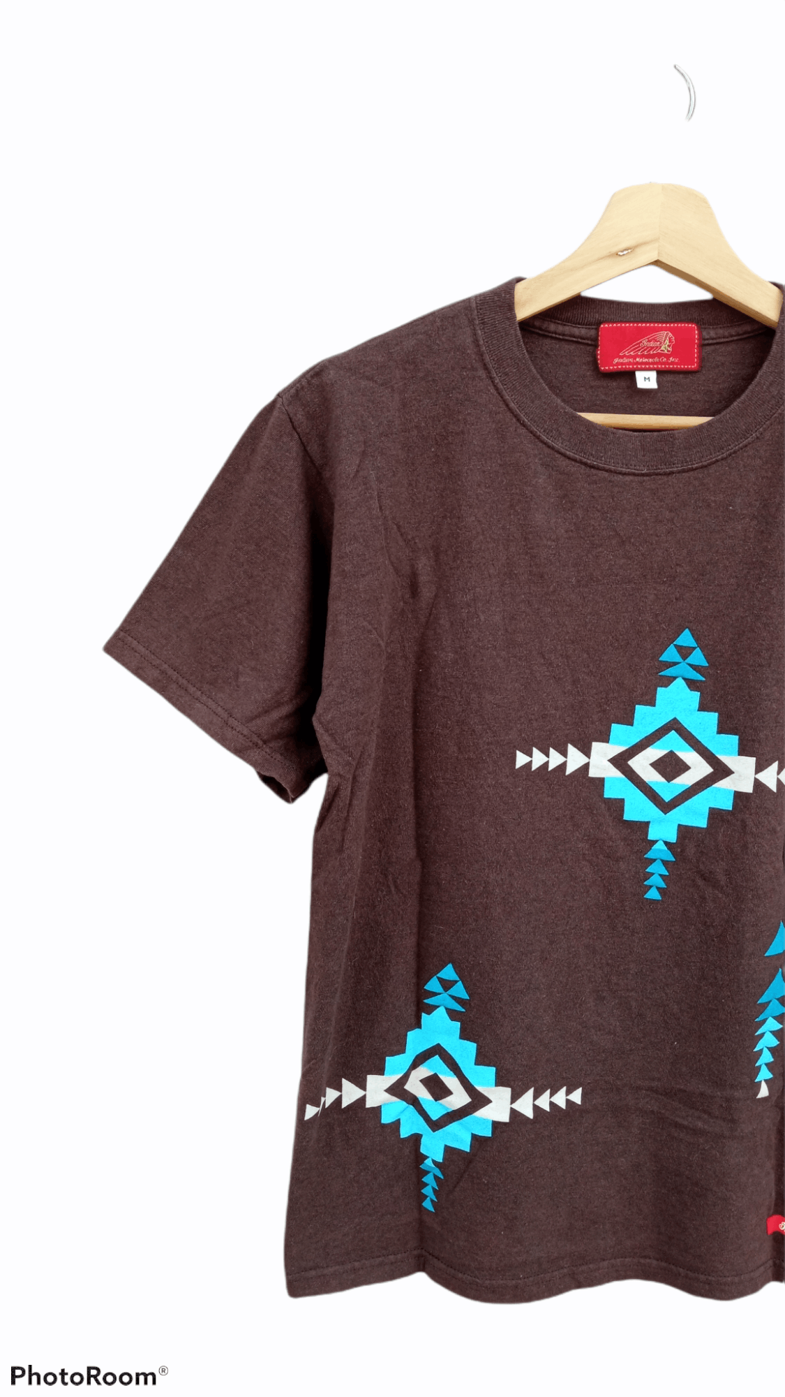 Indian Motorcycle × Japanese Brand × Vintage 🔥🔥Indian Motorcycle Native Chimayo Printed T-Shirt Size US S / EU 44-46 / 1 - 5 Thumbnail