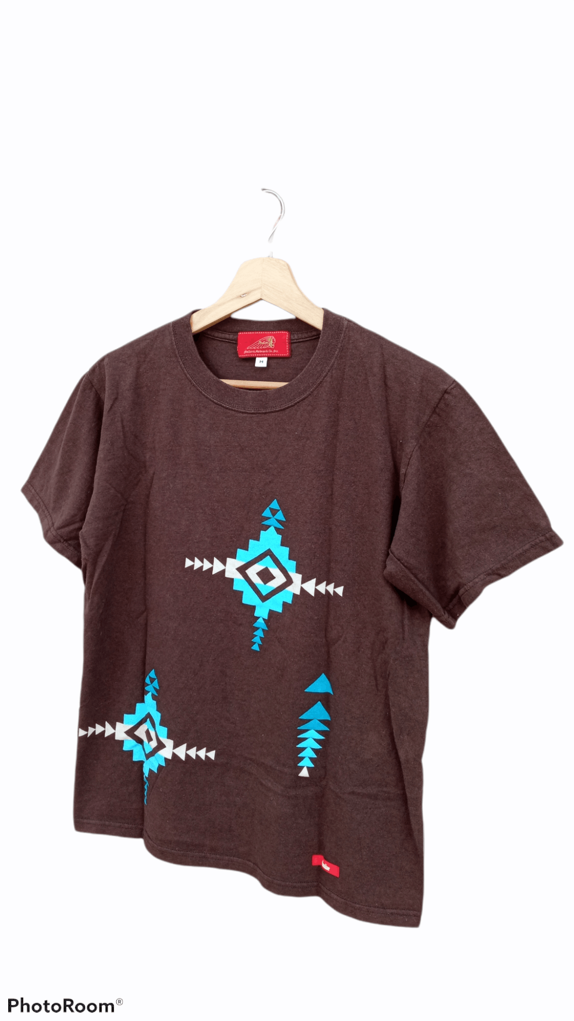 Indian Motorcycle × Japanese Brand × Vintage 🔥🔥Indian Motorcycle Native Chimayo Printed T-Shirt Size US S / EU 44-46 / 1 - 3 Thumbnail