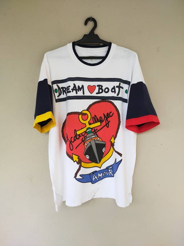 Vintage Jean. Charles de Castelbajac Sweatshirt Embroidery store Nice Design Rap Tees Hip Hop Swag