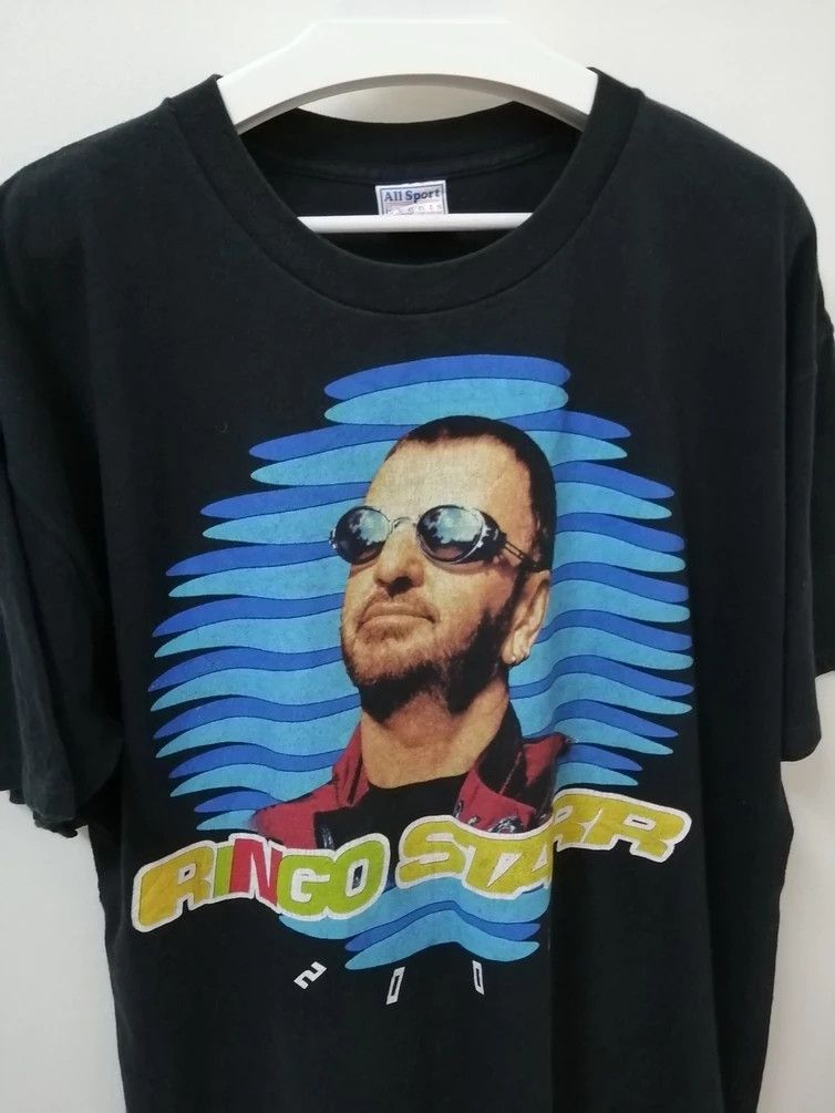 Band Tees Vintage RINGO STARR The Beatles Drummer T-Shirt Size US XL / EU 56 / 4 - 3 Thumbnail
