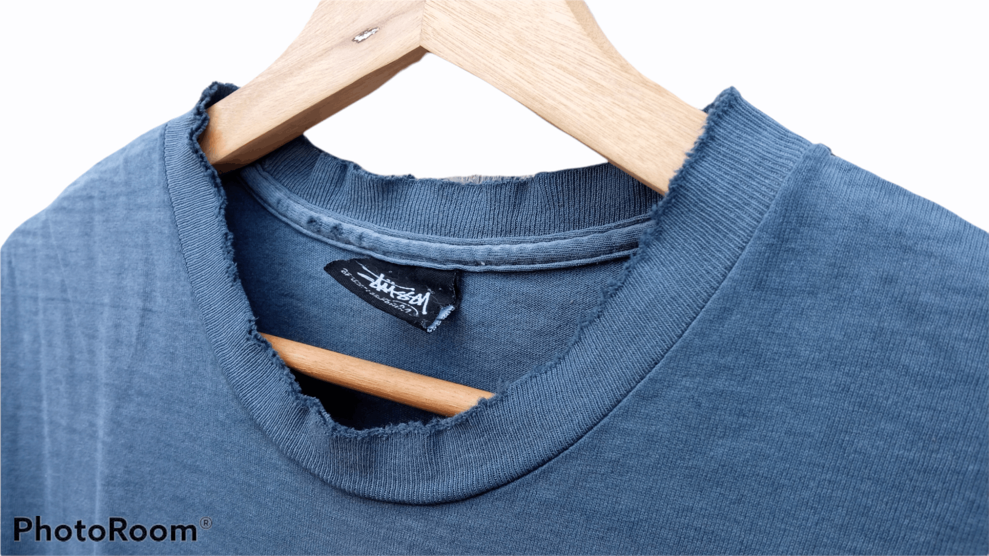 Stussy × Vintage 🔥🔥Vintage 90's Stussy Spell Out Distressed T-Shirt Size US M / EU 48-50 / 2 - 14 Thumbnail