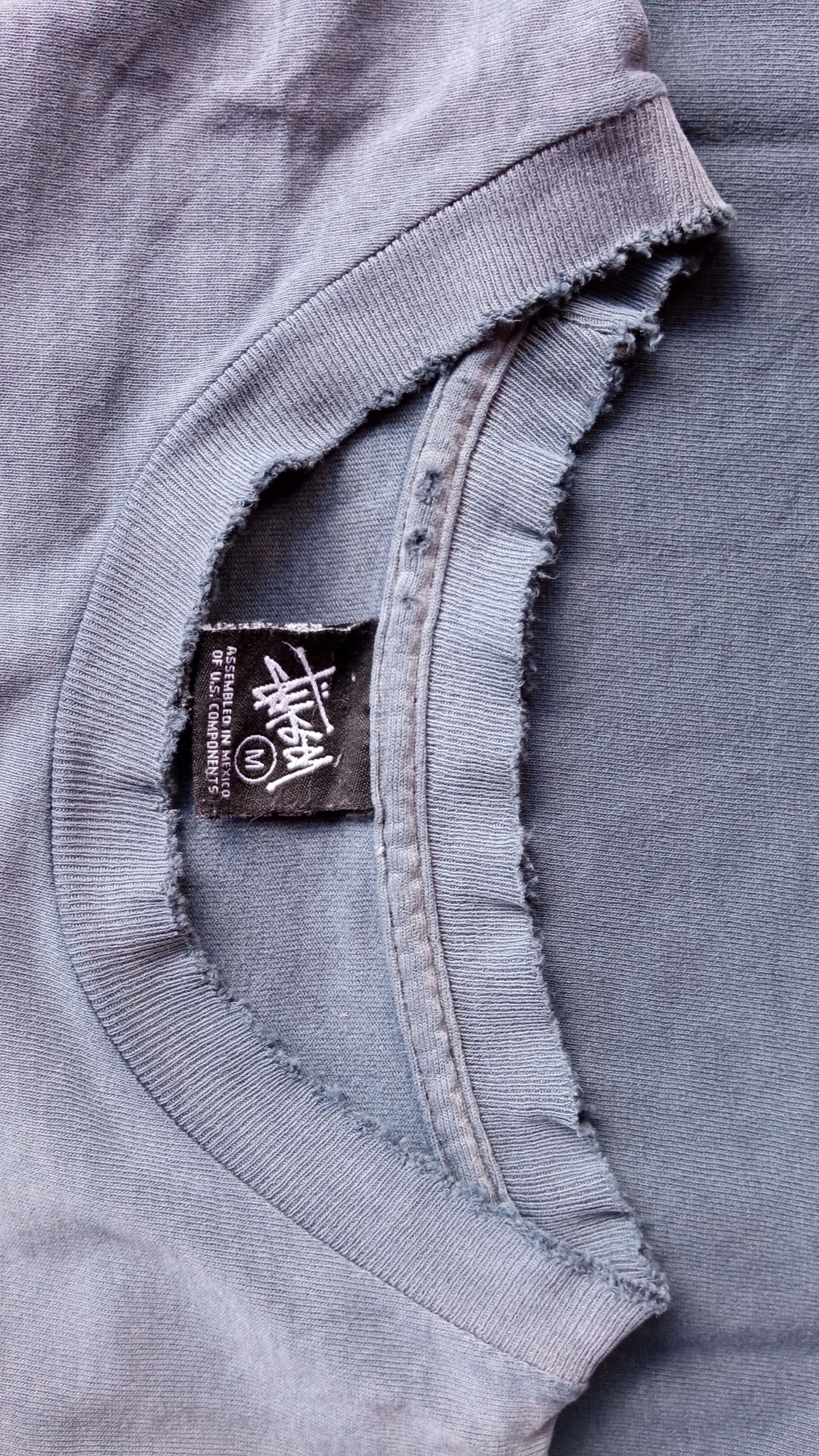 Stussy × Vintage 🔥🔥Vintage 90's Stussy Spell Out Distressed T-Shirt Size US M / EU 48-50 / 2 - 19 Thumbnail
