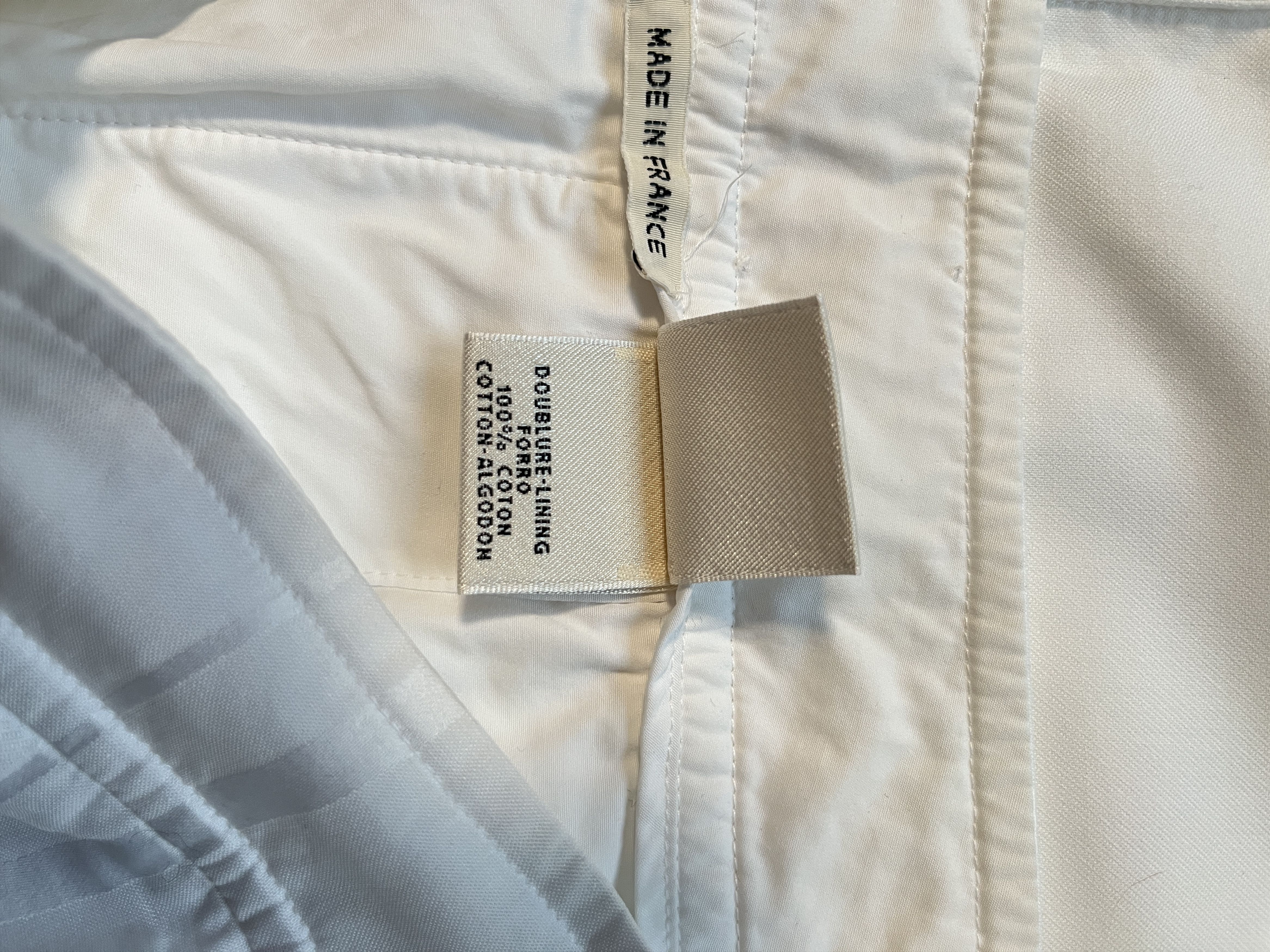 Hermes × Maison Margiela ⚡️QUICK SALE⚡️Hermes by Margiela White Skirt with Pleat Size 30" / US 8 / IT 44 - 4 Thumbnail