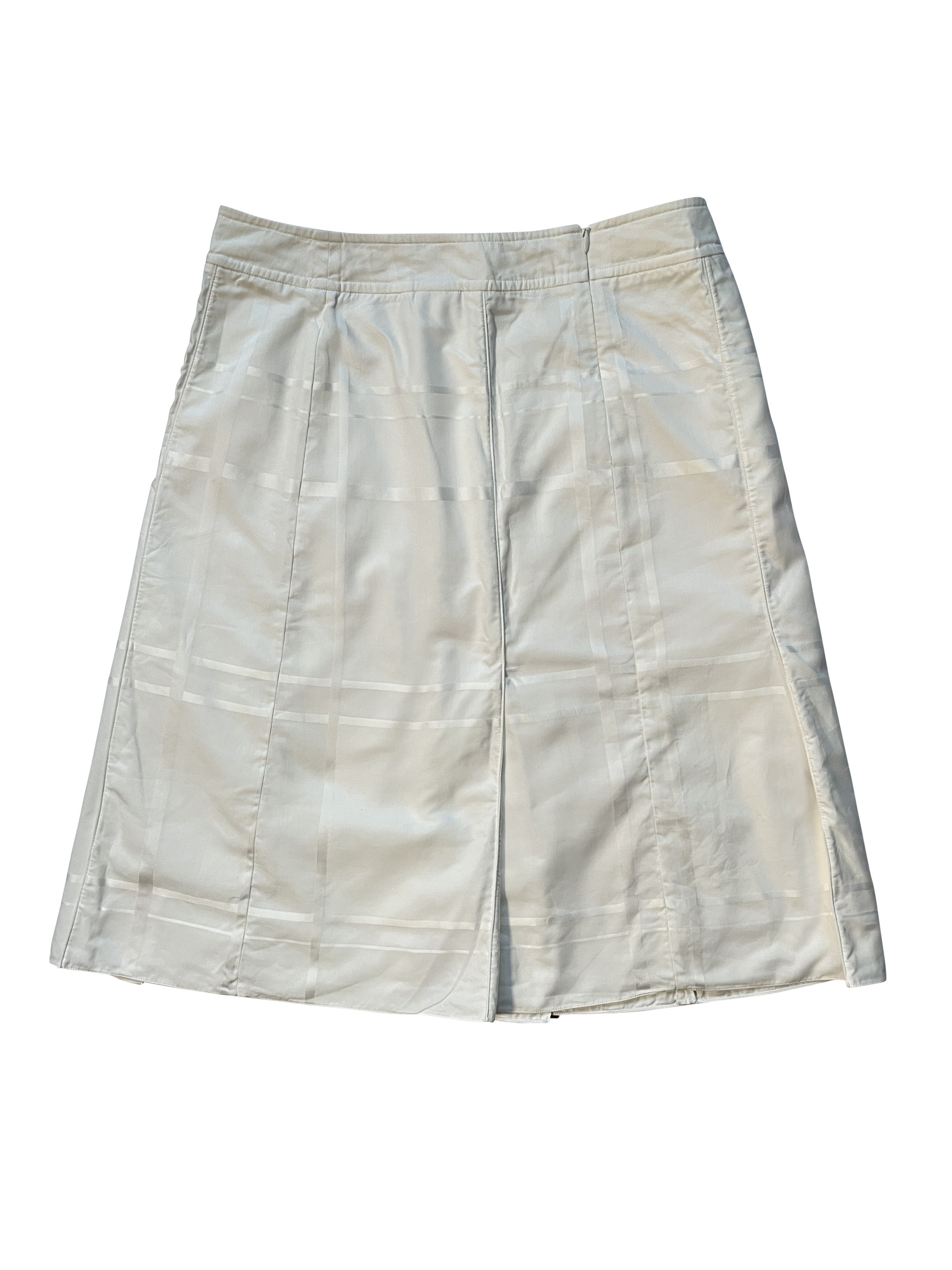 Hermes × Maison Margiela ⚡️QUICK SALE⚡️Hermes by Margiela White Skirt with Pleat Size 30" / US 8 / IT 44 - 2 Thumbnail