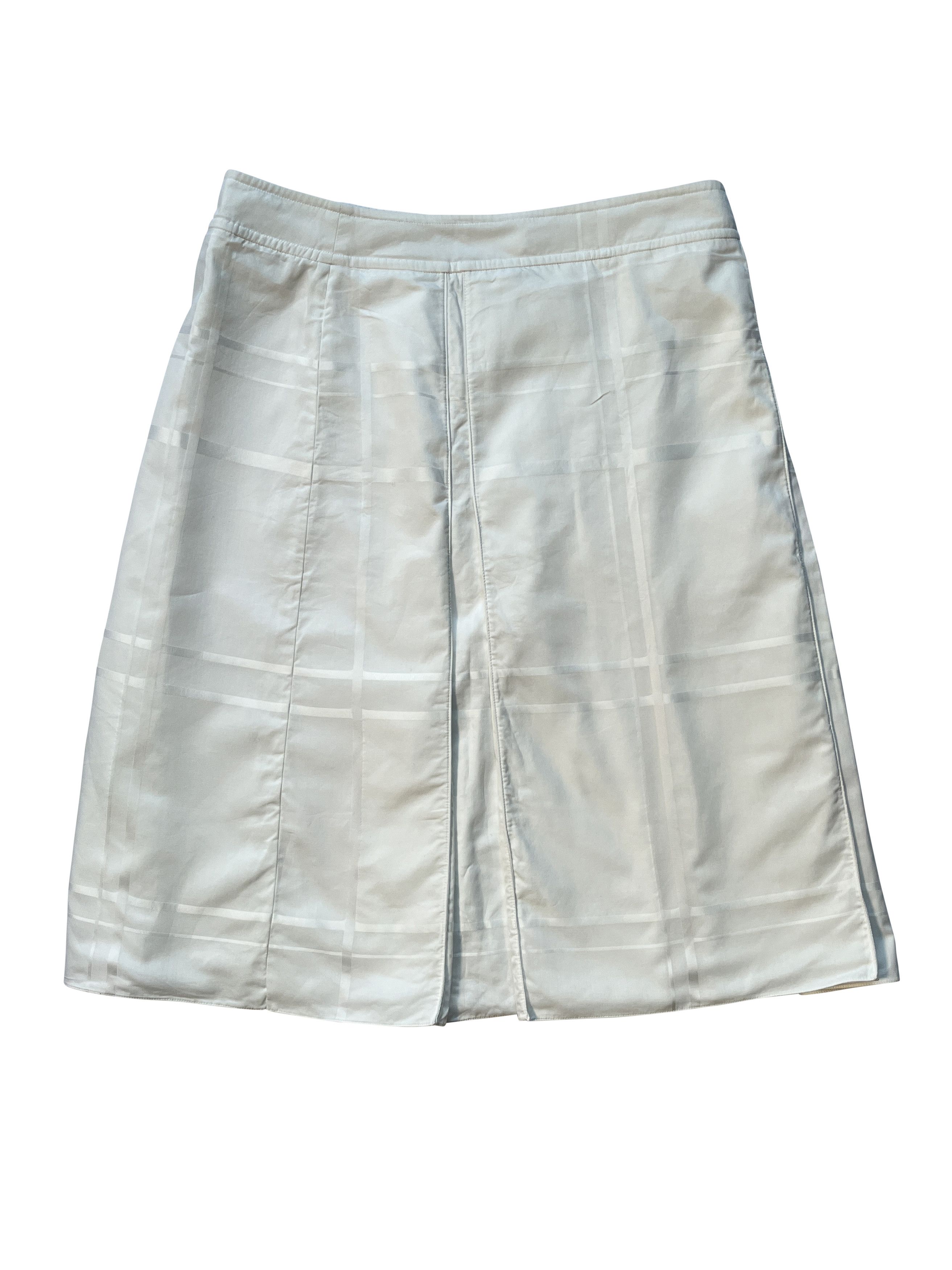QUICK SALE⚡️Hermes by Margiela White Skirt with Pleat