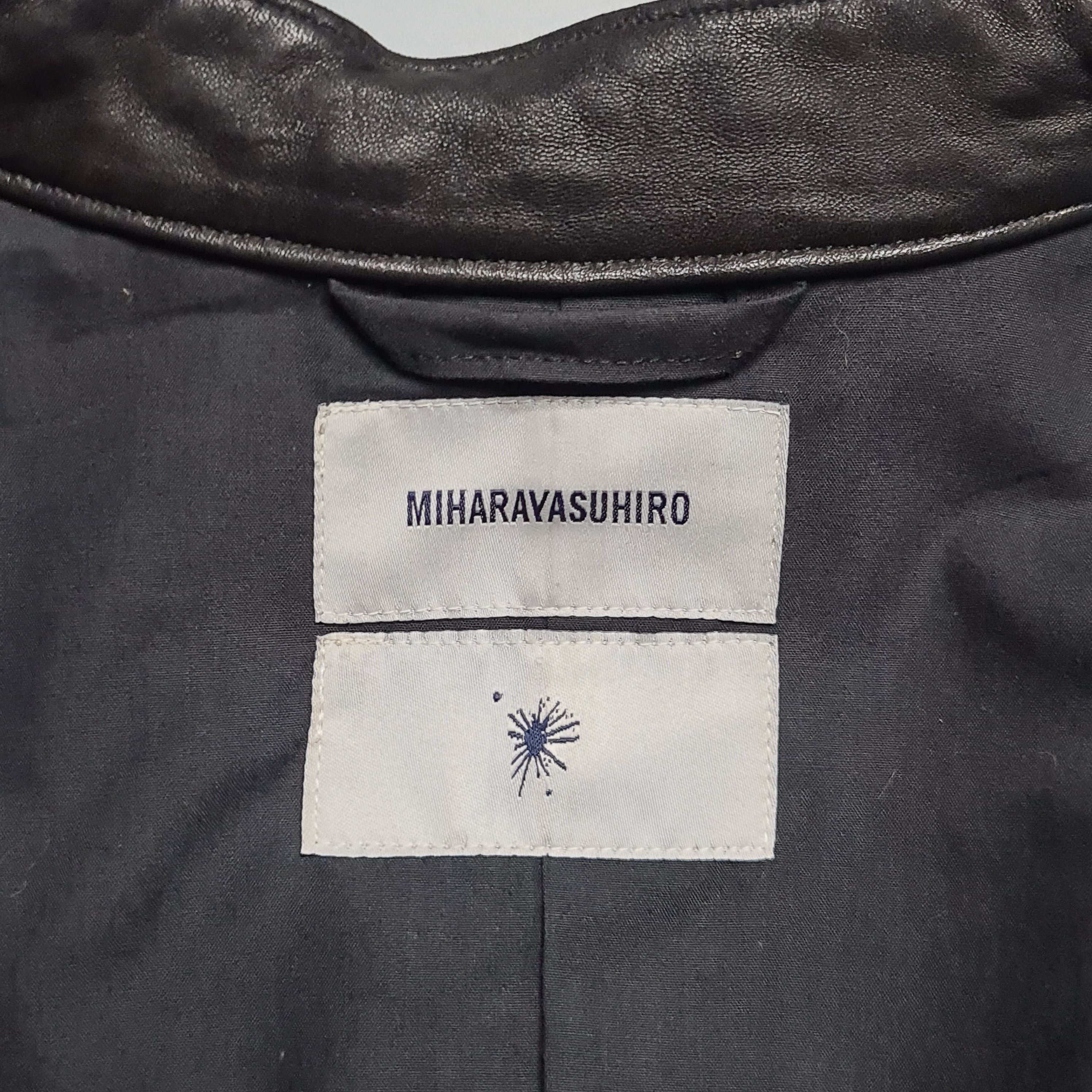 Maison MIHARA YASUHIRO Miharayasuhiro - Archive Racer Leather Jacket (Womens) Size XS / US 0-2 / IT 36-38 - 5 Thumbnail