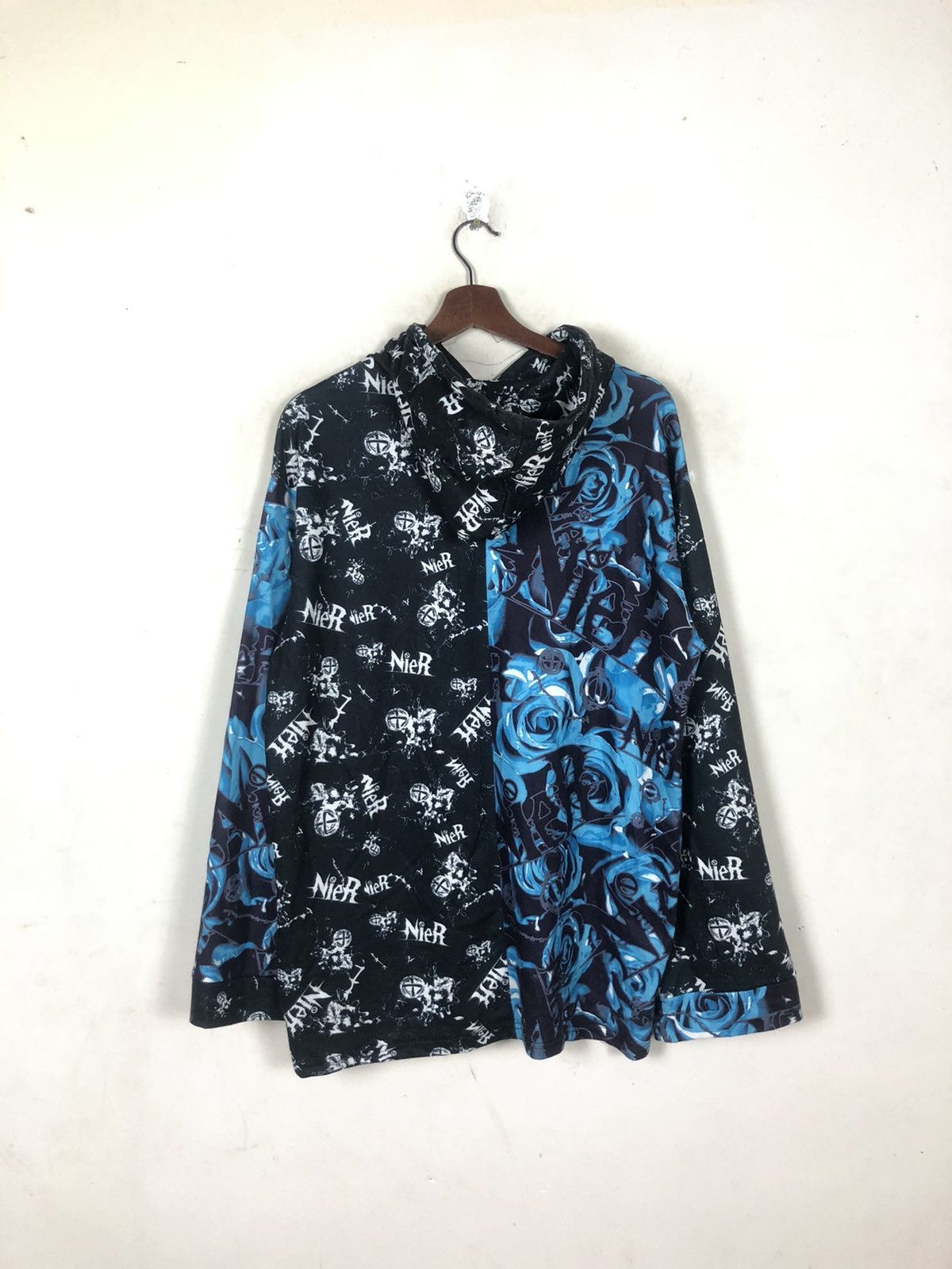 Japanese Brand × Seditionaries Nier Overprinted Punk Style Hoodie Size US L / EU 52-54 / 3 - 5 Thumbnail