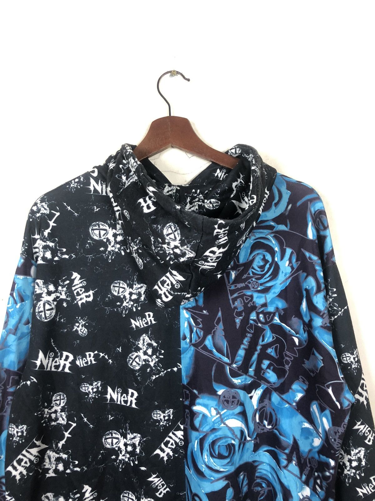 Japanese Brand × Seditionaries Nier Overprinted Punk Style Hoodie Size US L / EU 52-54 / 3 - 7 Thumbnail
