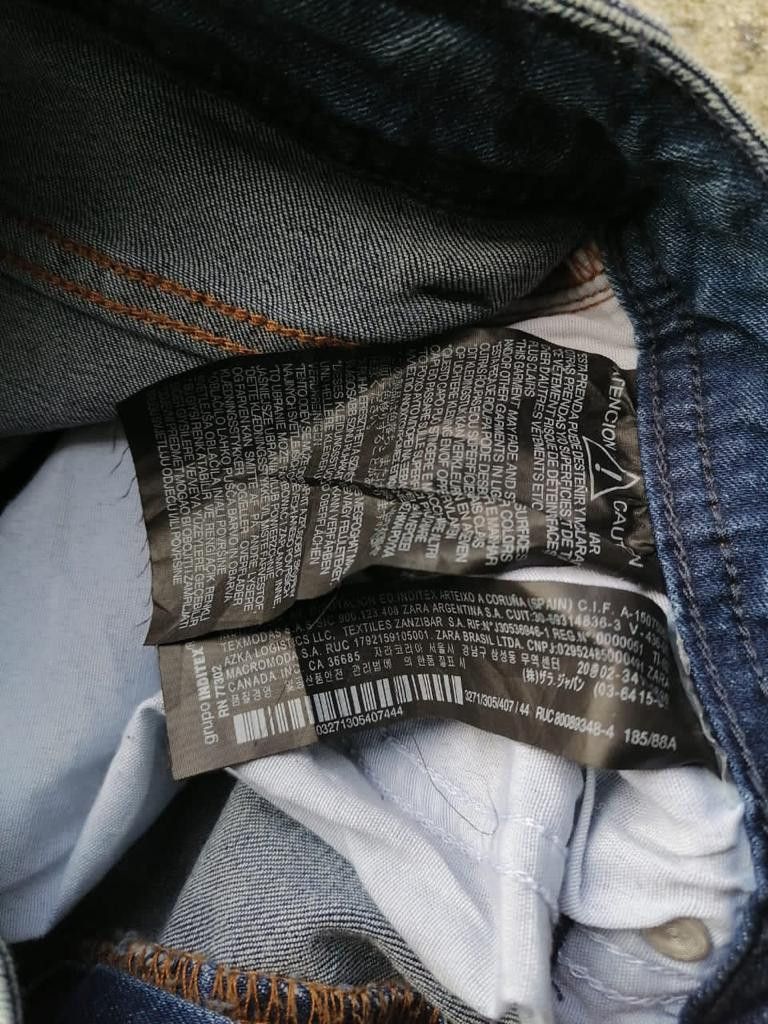 Zara Zara Man Camo Side Pocket Denim Jeans Size US 34 / EU 50 - 2 Thumbnail