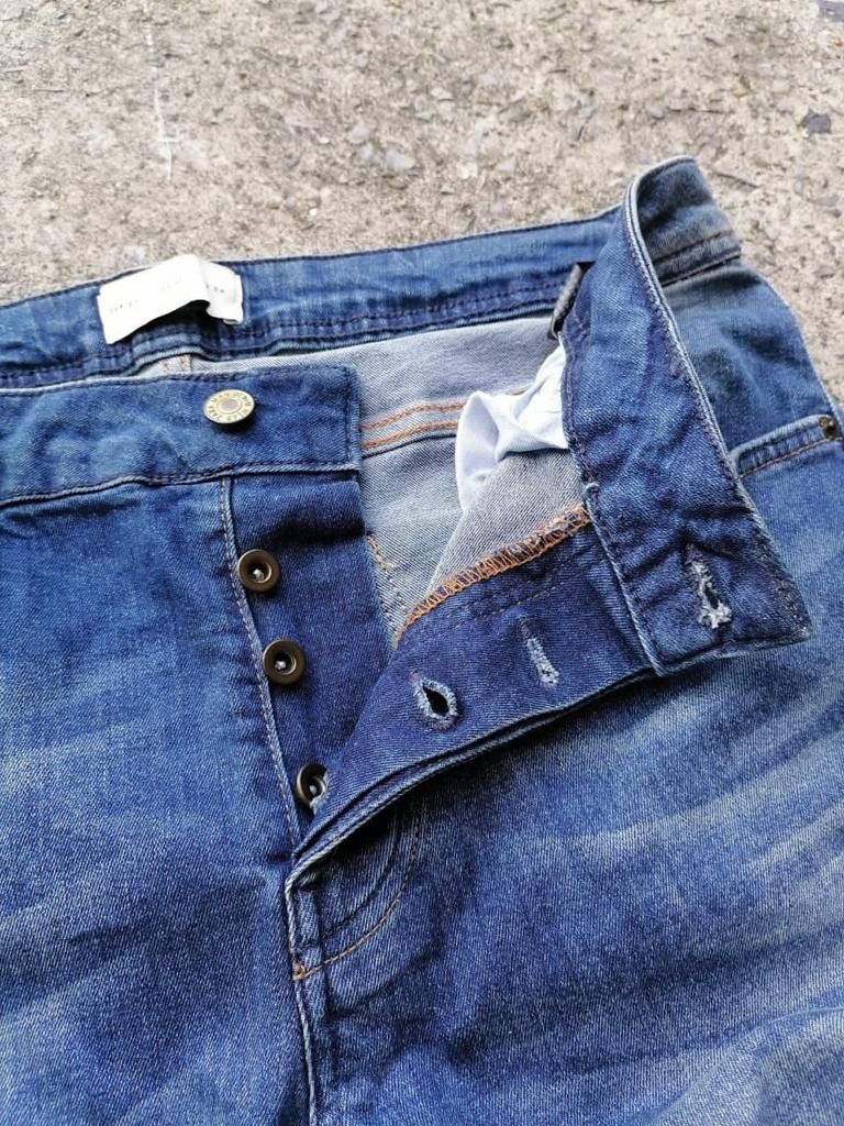 Zara Zara Man Camo Side Pocket Denim Jeans Size US 34 / EU 50 - 5 Thumbnail