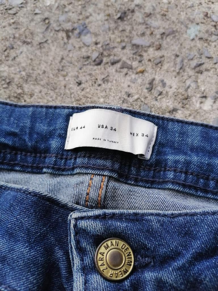 Zara Zara Man Camo Side Pocket Denim Jeans Size US 34 / EU 50 - 4 Thumbnail