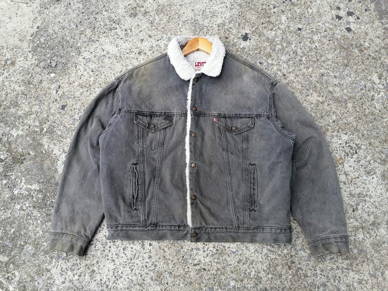 Levi's Levi's Sherpa Chore Denim Jacket Size US M / EU 48-50 / 2 - 1 Thumbnail