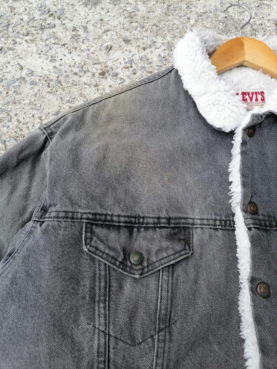 Levi's Levi's Sherpa Chore Denim Jacket Size US M / EU 48-50 / 2 - 2 Thumbnail