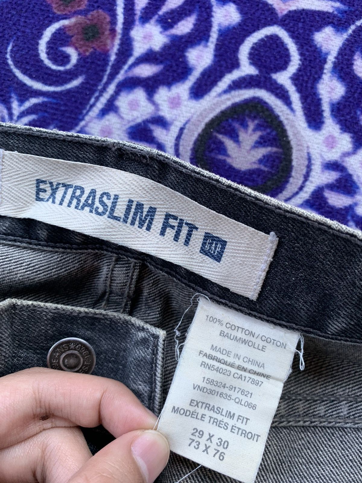Gap Vintage Gap Slim Fit Denim Size US 31 - 4 Thumbnail