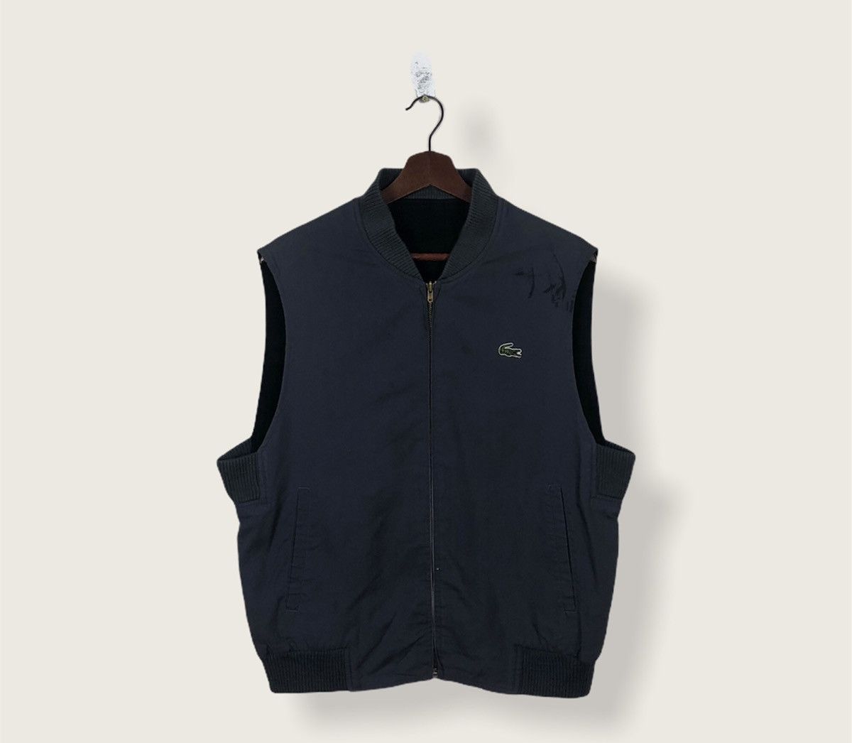 Lacoste × Vintage Vintage Lacoste Reversible Vest Size US L / EU 52-54 / 3 - 2 Thumbnail