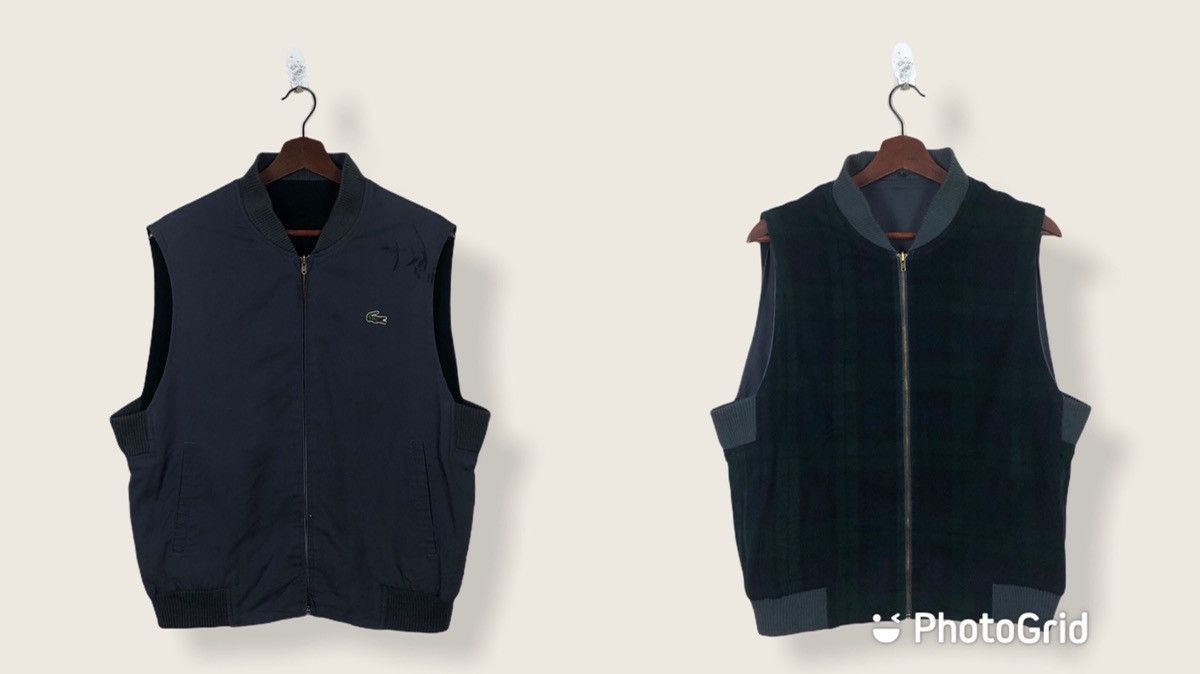 Lacoste × Vintage Vintage Lacoste Reversible Vest Size US L / EU 52-54 / 3 - 1 Thumbnail
