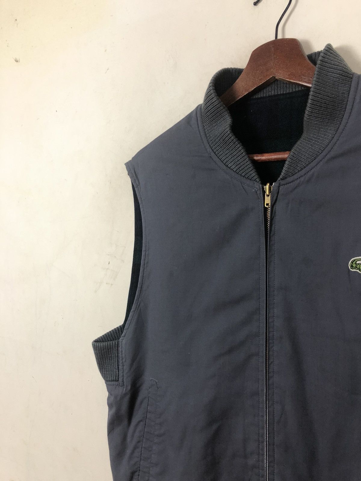 Lacoste × Vintage Vintage Lacoste Reversible Vest Size US L / EU 52-54 / 3 - 7 Thumbnail