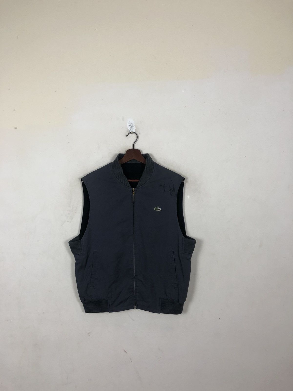 Lacoste × Vintage Vintage Lacoste Reversible Vest Size US L / EU 52-54 / 3 - 4 Thumbnail