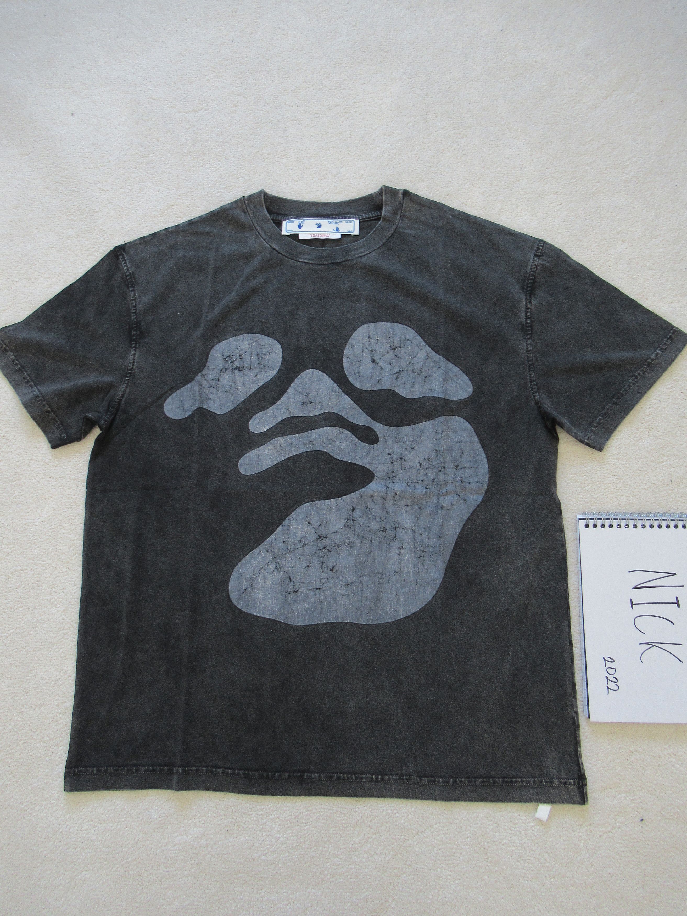 Off-White Off White Small Dripping Arrows Black Tee