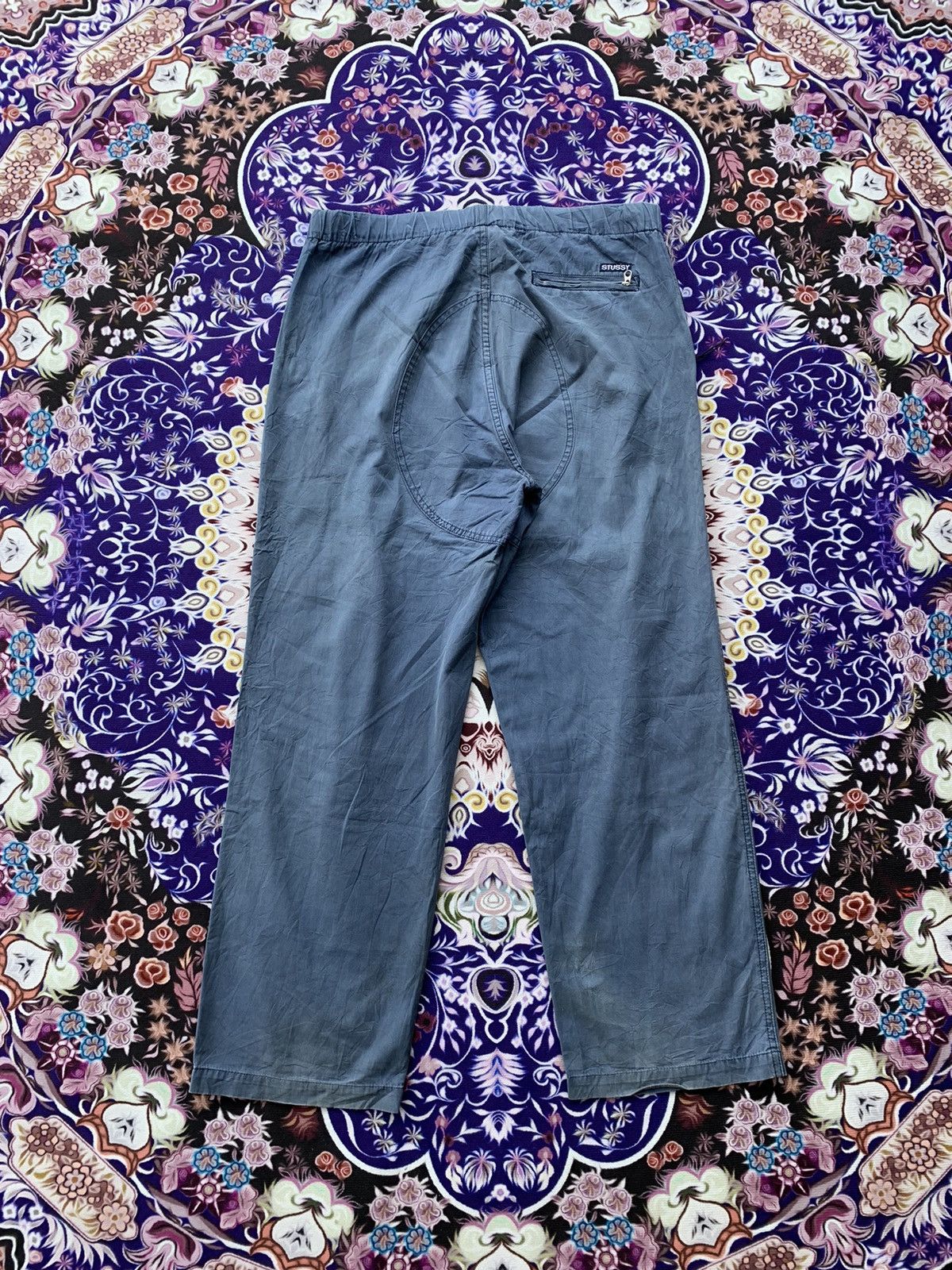 Other Vintage Stussy Sun Faded Trouser Size US 35 - 8 Thumbnail