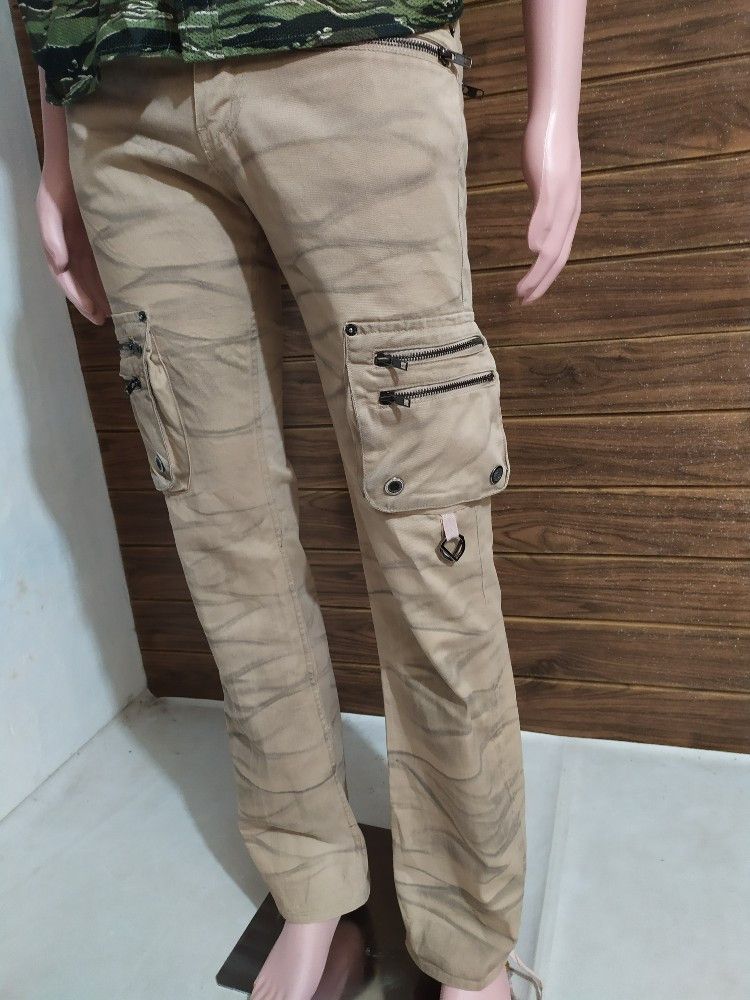 Japanese Brand 🔥 LAGUST Cargo Multipocket Tactical Pants Nice Colour Flare Size US 31 - 2 Thumbnail