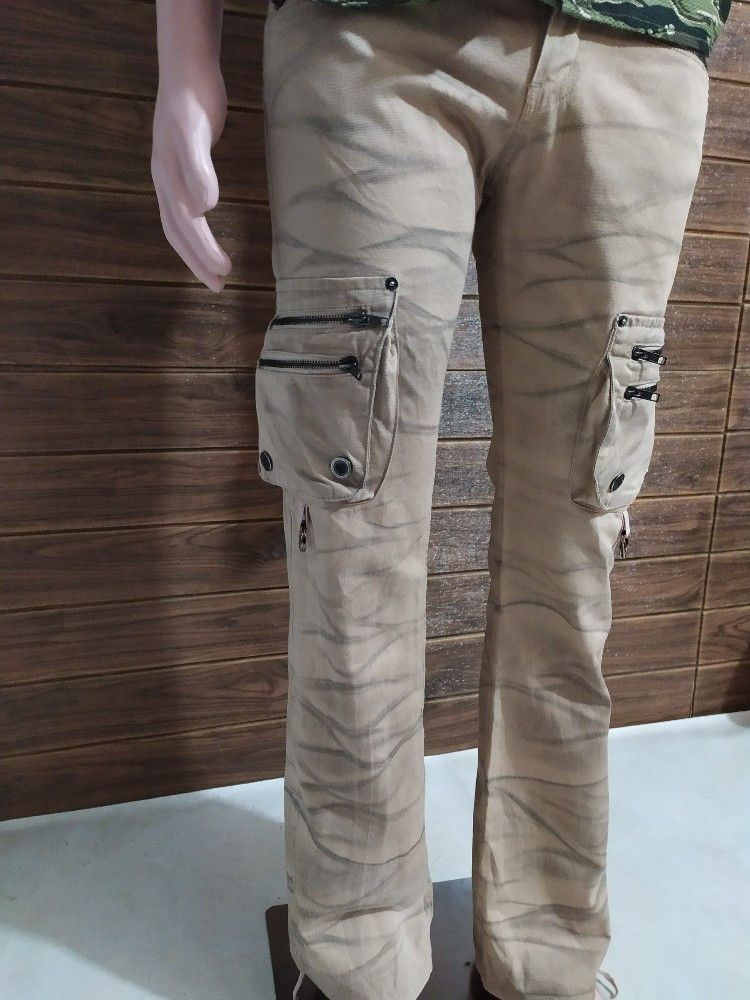 Japanese Brand 🔥 LAGUST Cargo Multipocket Tactical Pants Nice Colour Flare Size US 31 - 3 Thumbnail