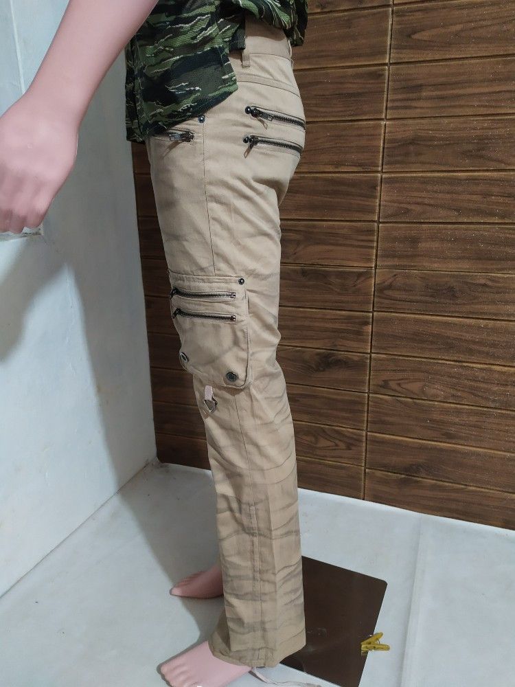 Japanese Brand 🔥 LAGUST Cargo Multipocket Tactical Pants Nice Colour Flare Size US 31 - 4 Thumbnail