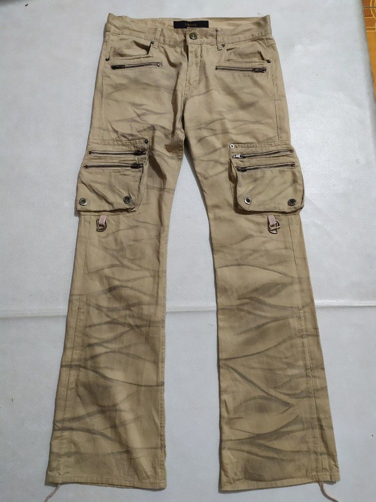 Japanese Brand 🔥 LAGUST Cargo Multipocket Tactical Pants Nice Colour Flare Size US 31 - 6 Thumbnail