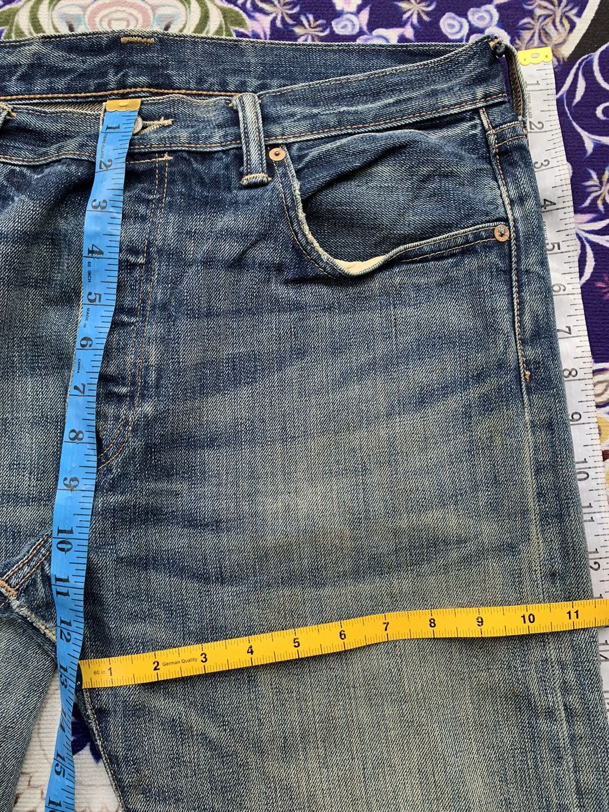 If Six Was Nine Vintage Levis 501 Faded Wash Denim Size US 36 / EU 52 - 15 Thumbnail