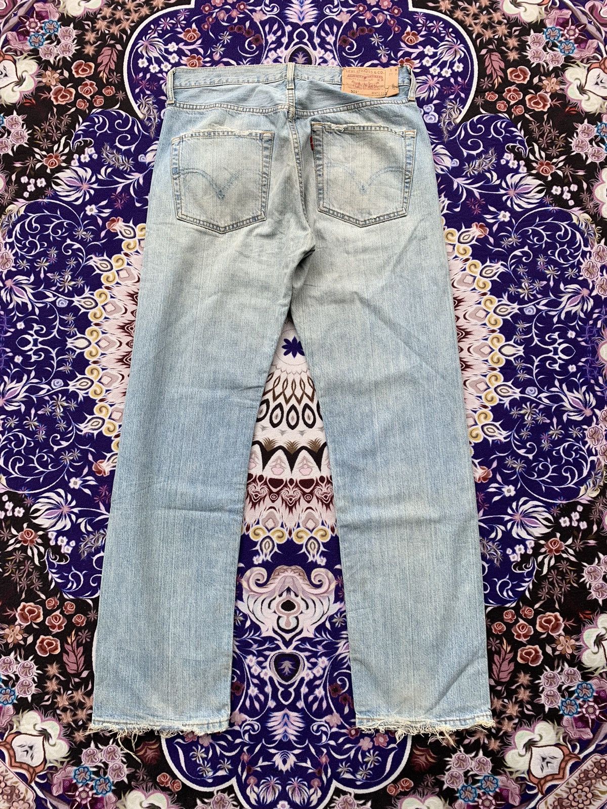 Levi's Vintage Levis 501 Faded Wash Denim Size US 33 - 7 Thumbnail
