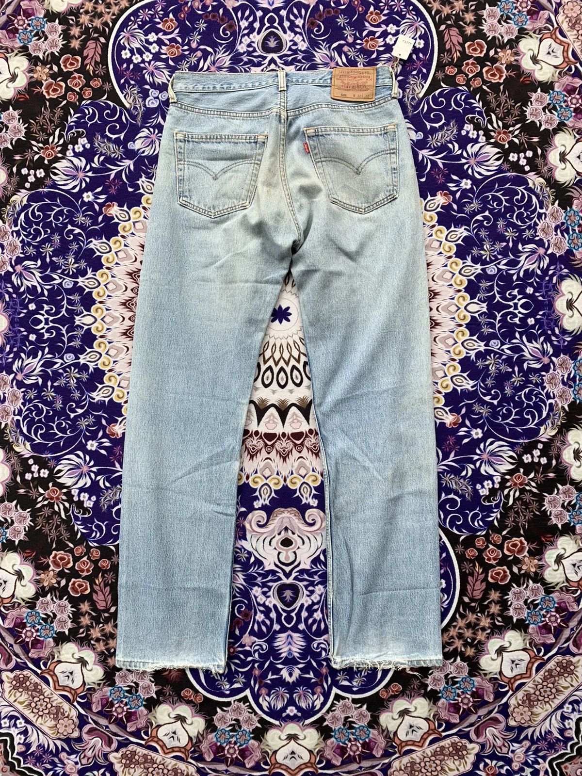 Levi's Vintage Levis 501 Faded Distresed Denim Size US 32 / EU 48 - 9 Thumbnail