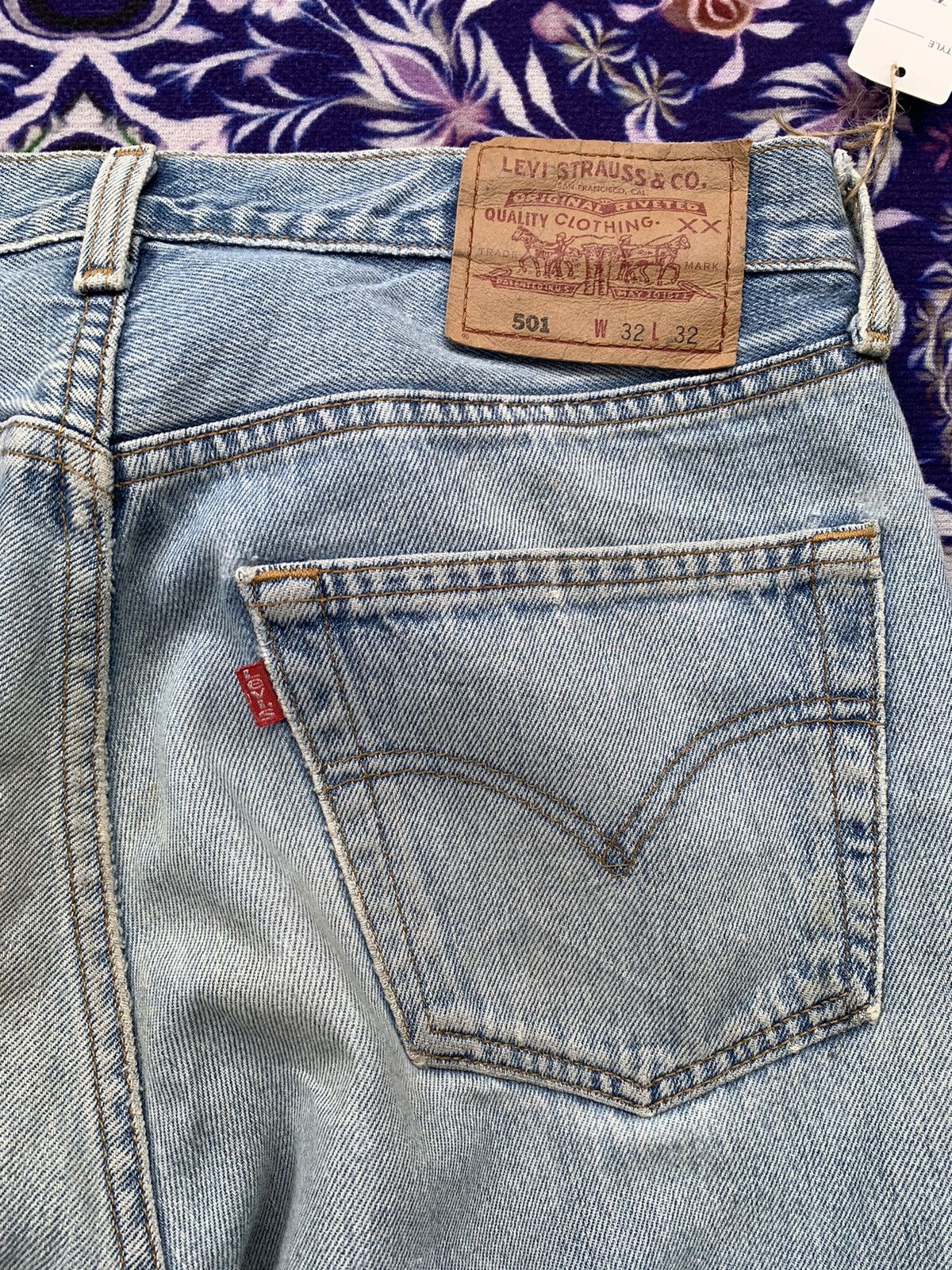 Levi's Vintage Levis 501 Faded Distresed Denim Size US 32 / EU 48 - 13 Thumbnail