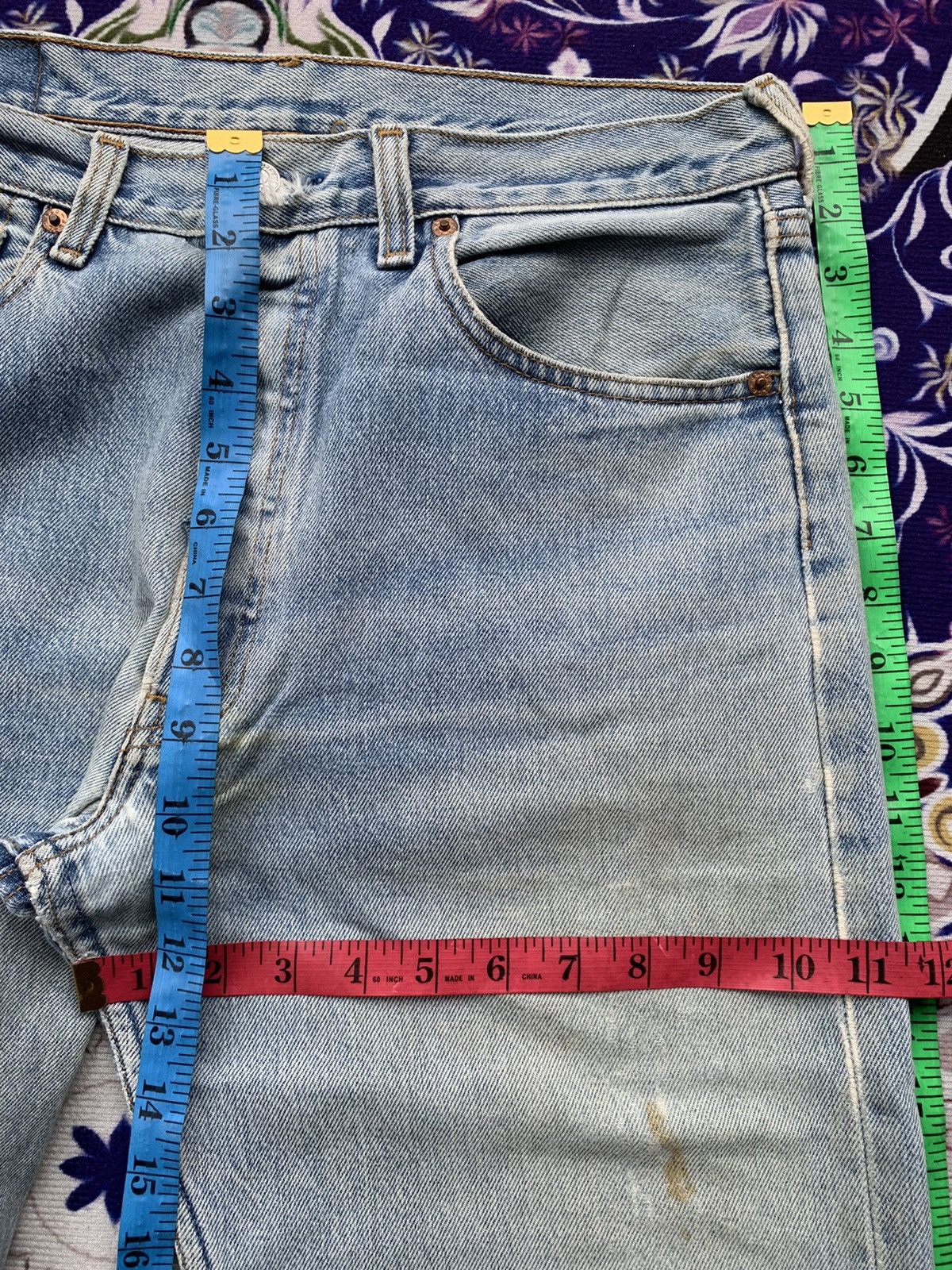 Levi's Vintage Levis 501 Faded Distresed Denim Size US 32 / EU 48 - 15 Thumbnail