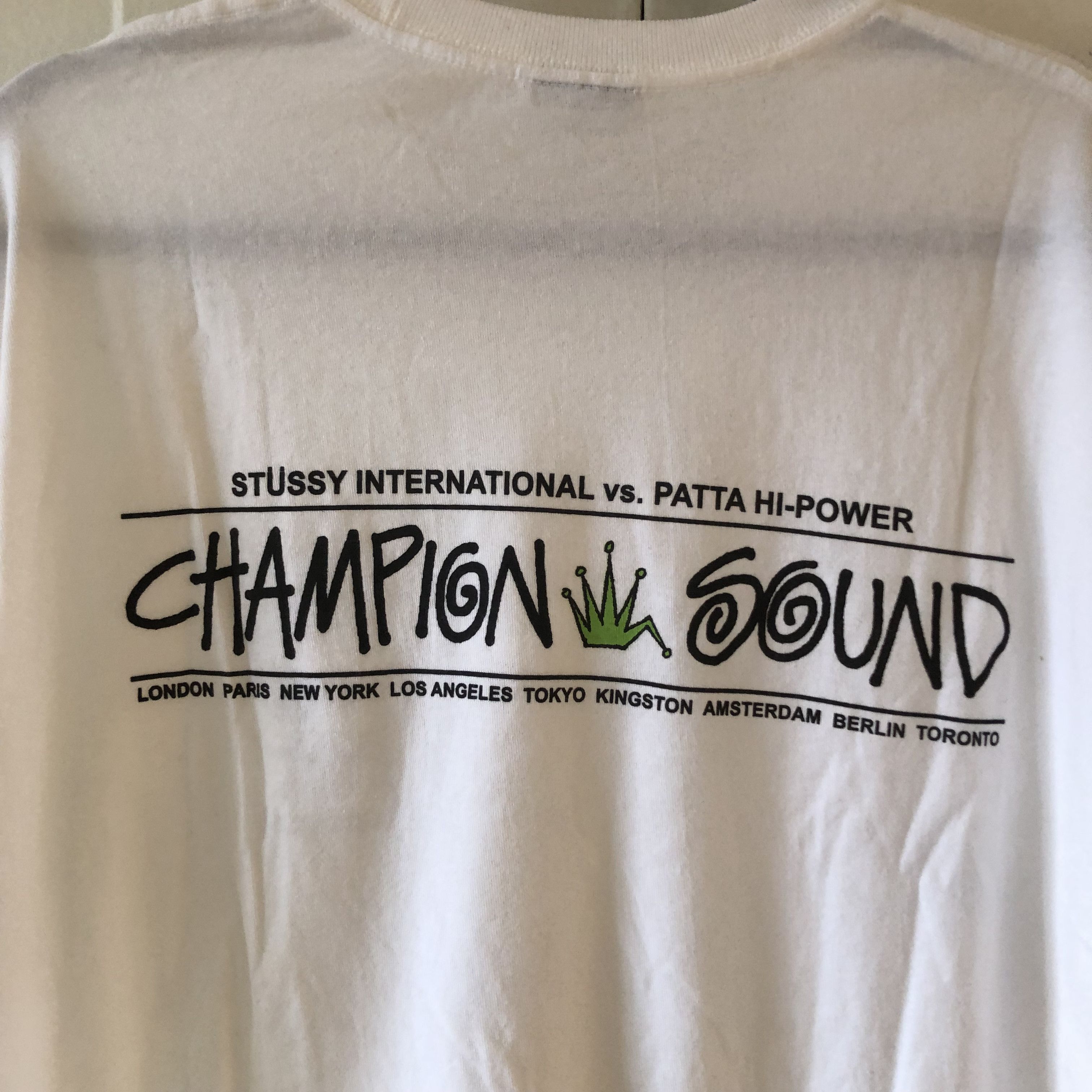 Patta × Stussy Stussy x Patta Champion of Sound Tee Size US M / EU 48-50 / 2 - 2 Thumbnail