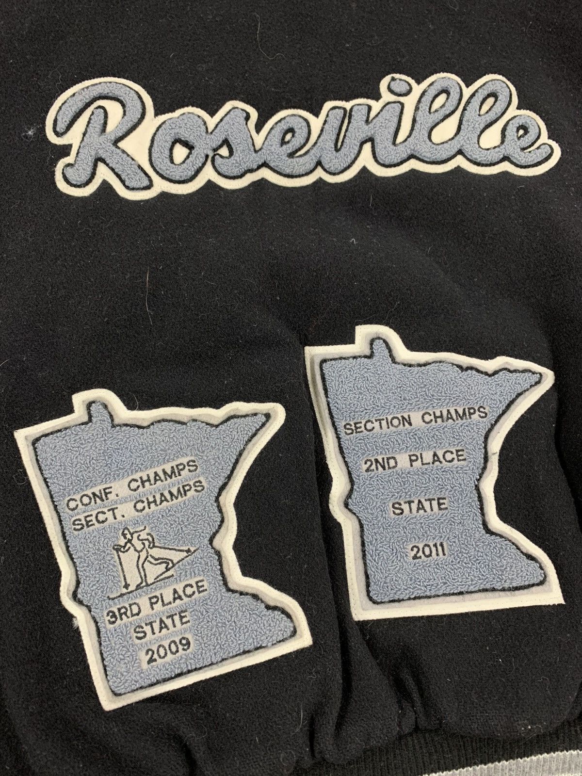 Vintage Vintage Y2K Roseville Varsity Jacket Size US S / EU 44-46 / 1 - 8 Thumbnail