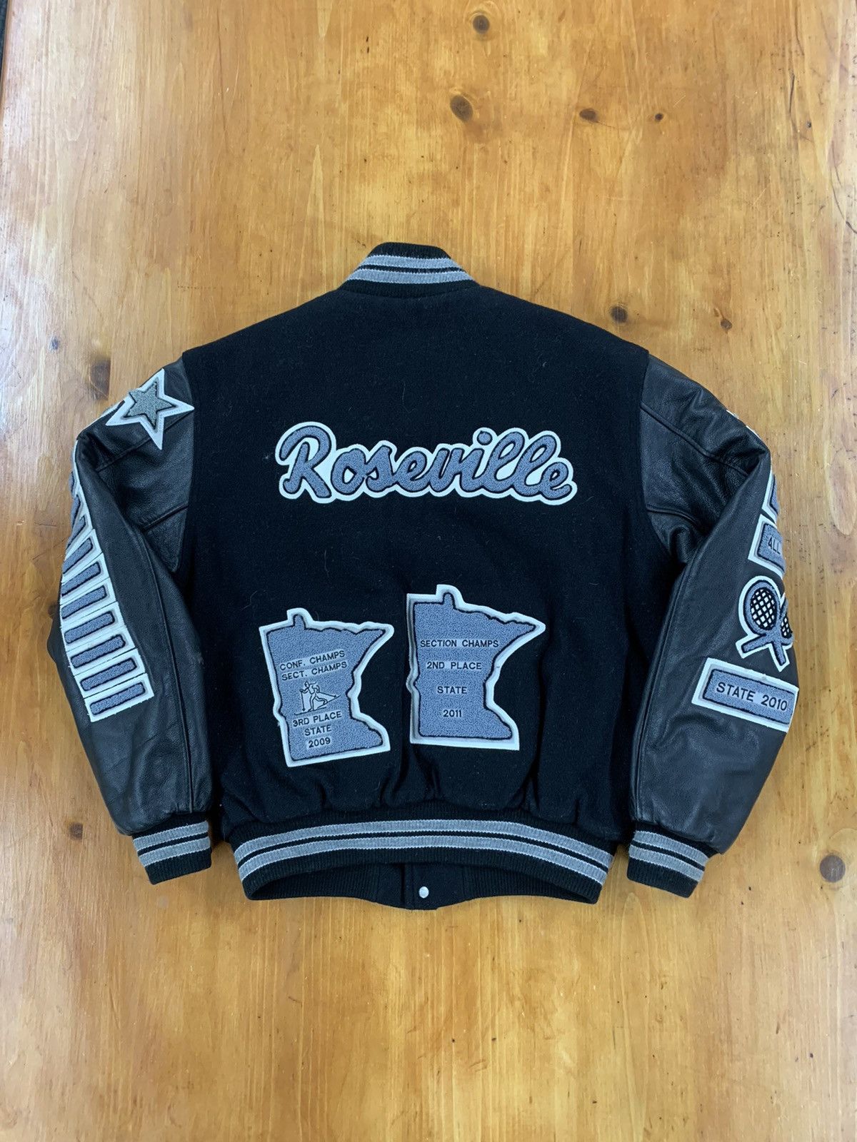 Vintage Vintage Y2K Roseville Varsity Jacket Size US S / EU 44-46 / 1 - 7 Thumbnail