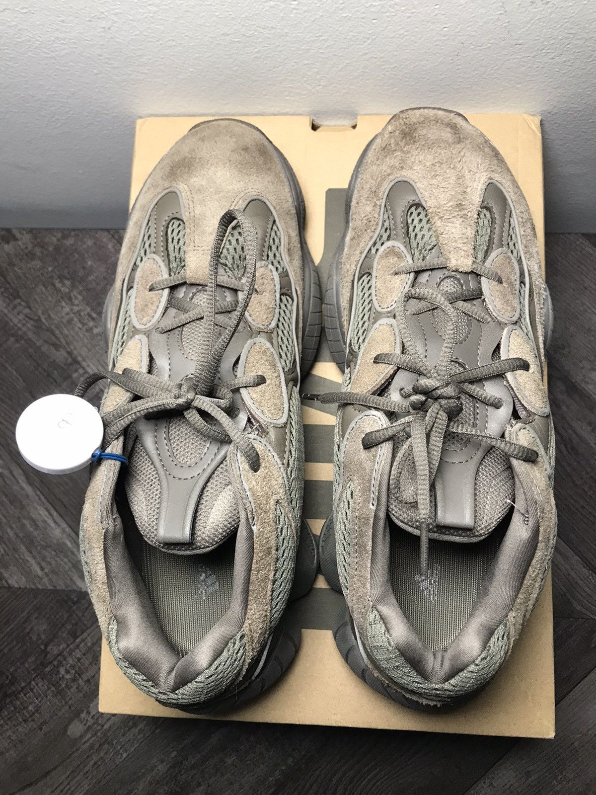 Adidas × Kanye West Adidas Yeezy Boost 500 Clay Brown Size US 12 / EU 45 - 5 Thumbnail