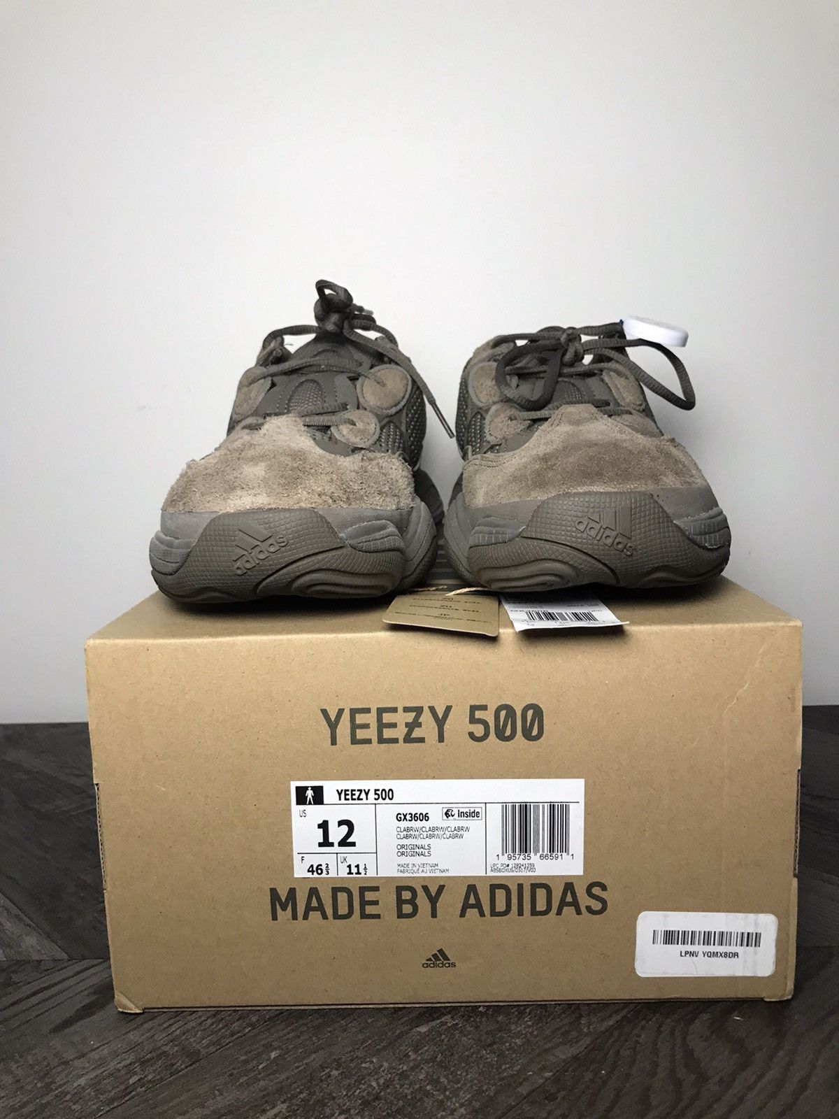 Adidas × Kanye West Adidas Yeezy Boost 500 Clay Brown Size US 12 / EU 45 - 2 Thumbnail