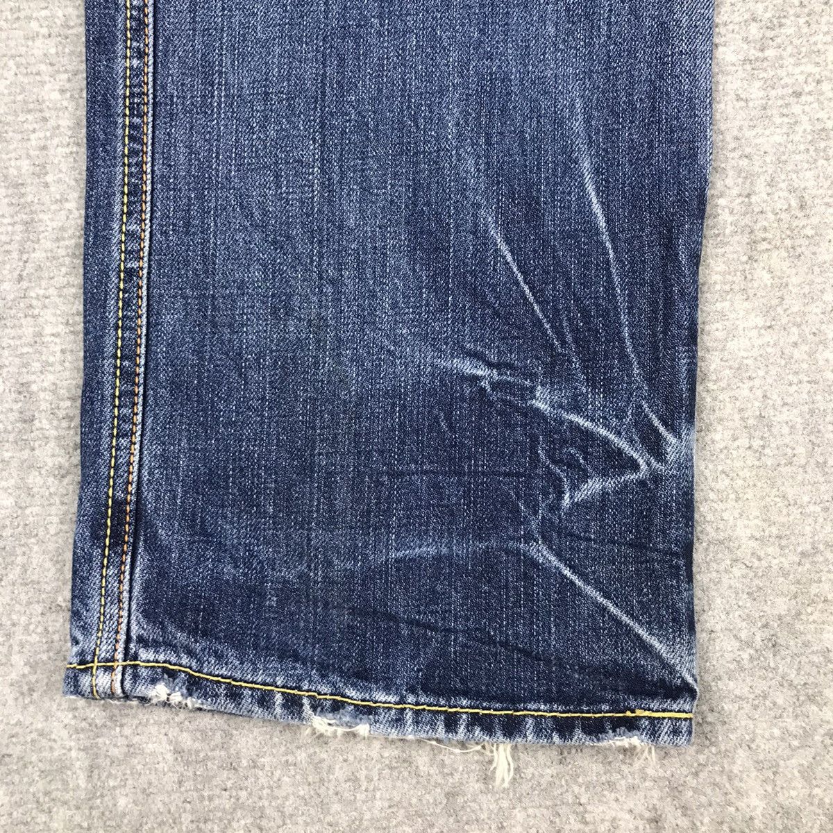 Eternal DOUBLE WAIST RIPPED DISTRESSED ENTERNAL DENIM PANTS Size US 30 / EU 46 - 4 Thumbnail