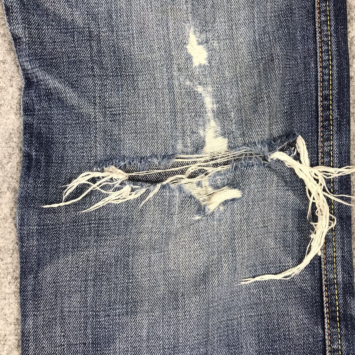 Eternal DOUBLE WAIST RIPPED DISTRESSED ENTERNAL DENIM PANTS Size US 30 / EU 46 - 6 Thumbnail