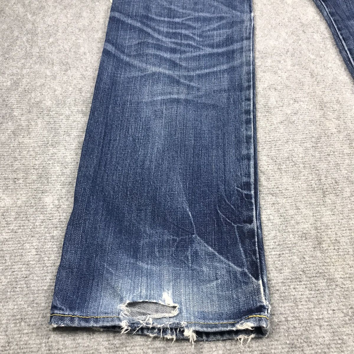 Eternal DOUBLE WAIST RIPPED DISTRESSED ENTERNAL DENIM PANTS Size US 30 / EU 46 - 14 Thumbnail