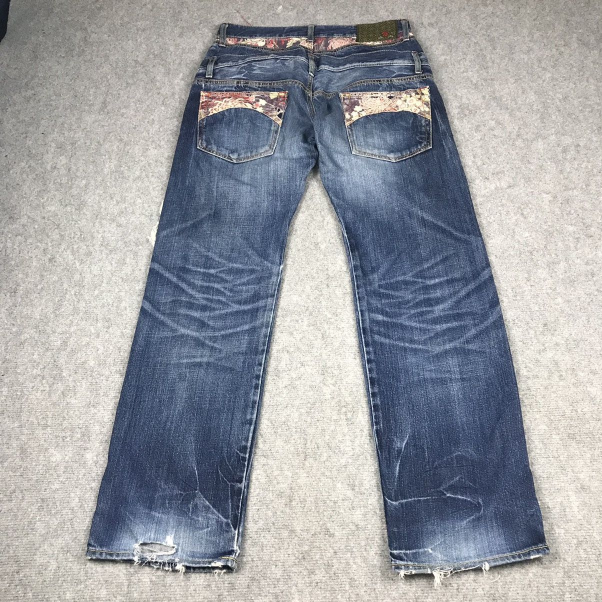Eternal DOUBLE WAIST RIPPED DISTRESSED ENTERNAL DENIM PANTS Size US 30 / EU 46 - 12 Thumbnail