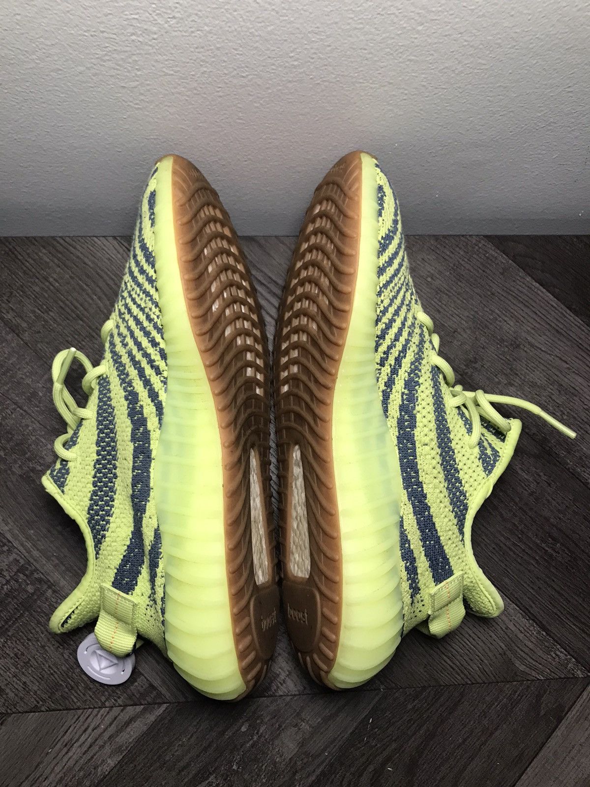 Adidas × Kanye West Adidas Yeezy Boost 350 V2 Semi Frozen Yellow Size US 9.5 / EU 42-43 - 4 Thumbnail