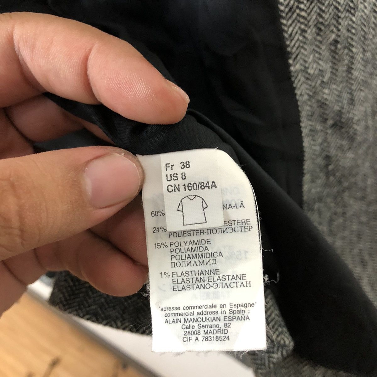 Japanese Brand ALAIN MANOUKIAN COAT Size US S / EU 44-46 / 1 - 9 Thumbnail