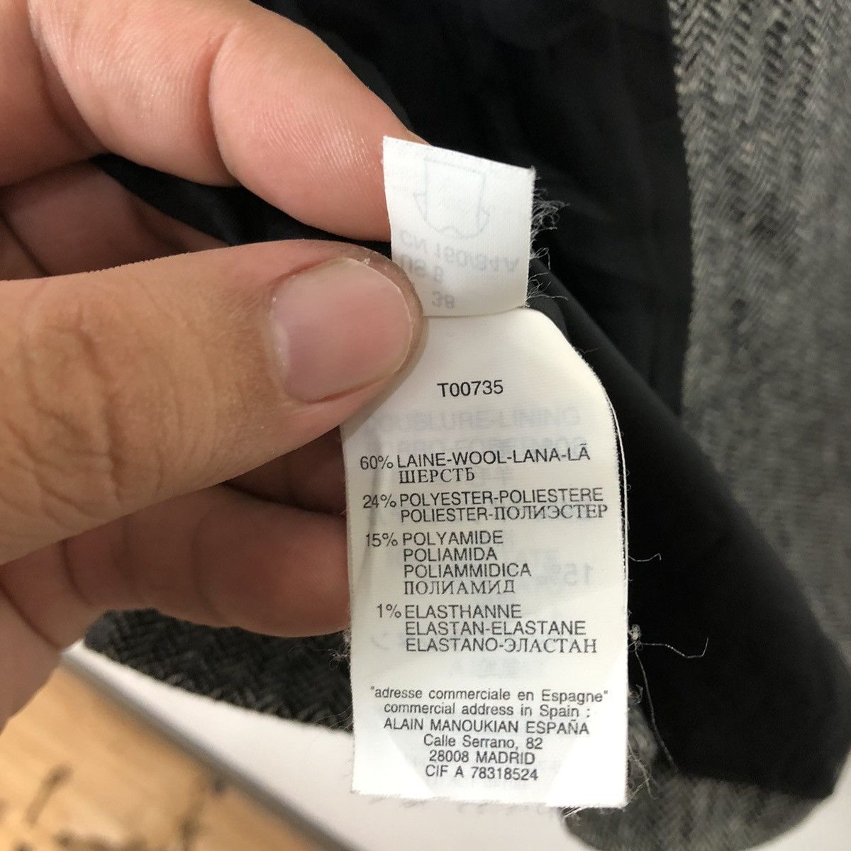 Japanese Brand ALAIN MANOUKIAN COAT Size US S / EU 44-46 / 1 - 10 Thumbnail