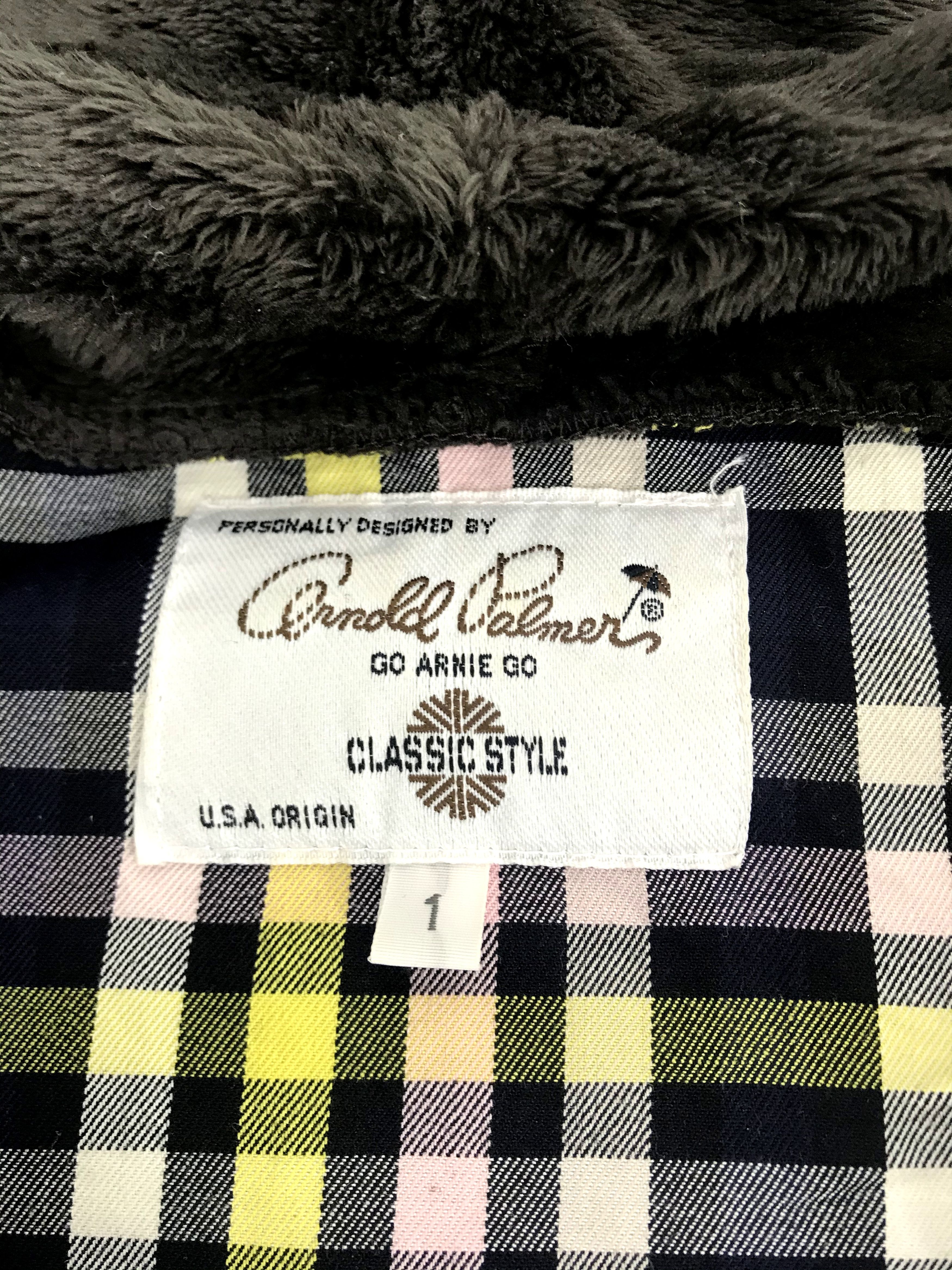 Japanese Brand Vintage Arnold Palmer Usa Origin Velvet Fleece Style Size S / US 4 / IT 40 - 3 Thumbnail