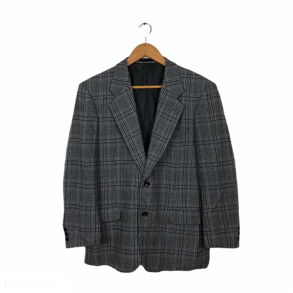 VINTAGE VALENTE VALENTINO TARTAN DESIGN CASUAL COAT
