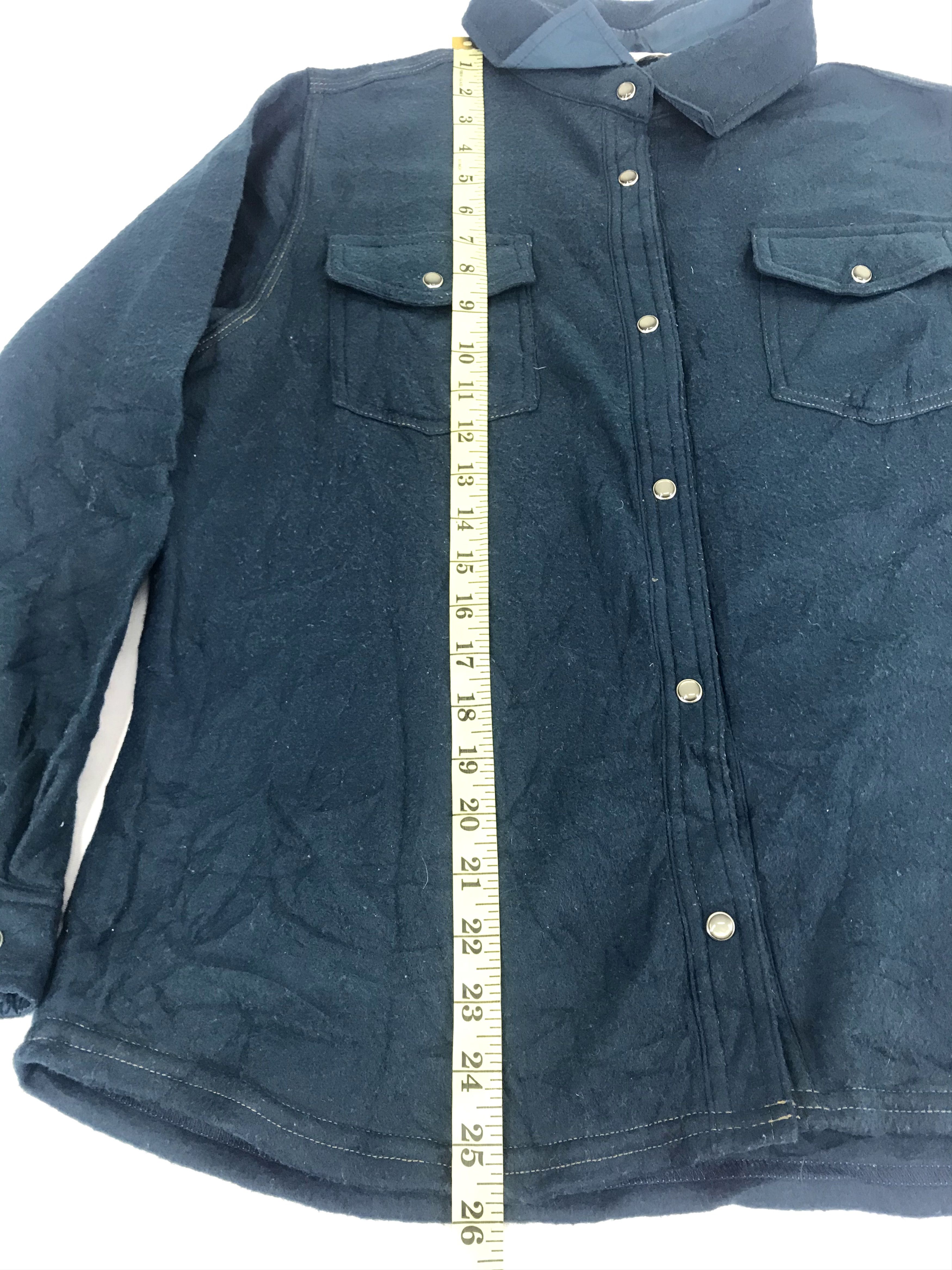 Japanese Brand Varutessa Fleece Jacket Snap Button Work Wear Size US M / EU 48-50 / 2 - 10 Thumbnail