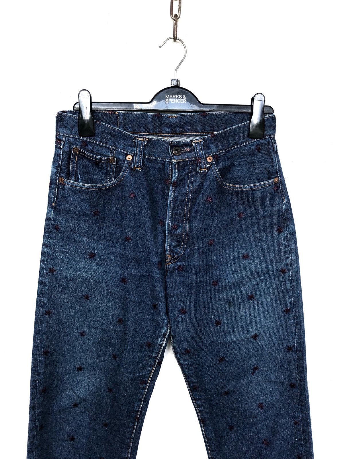 Needles Hoggs Nepenthes NY Polka Dot Straight Cut Denim Size US 30 / EU 46 - 1 Thumbnail