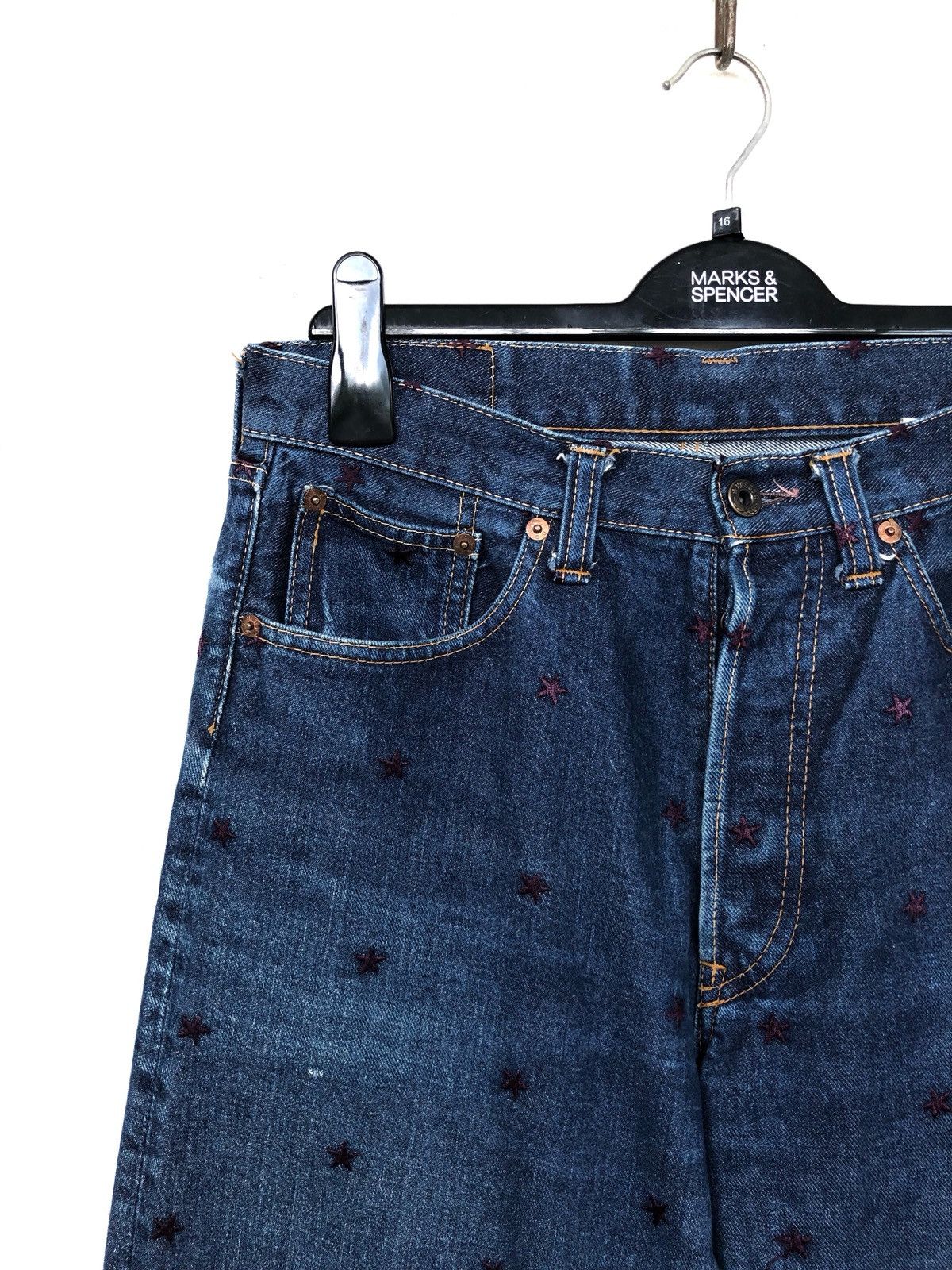 Needles Hoggs Nepenthes NY Polka Dot Straight Cut Denim Size US 30 / EU 46 - 4 Thumbnail